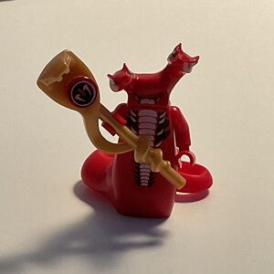 Lego ninjago fangtom minifigure with staff 9445
